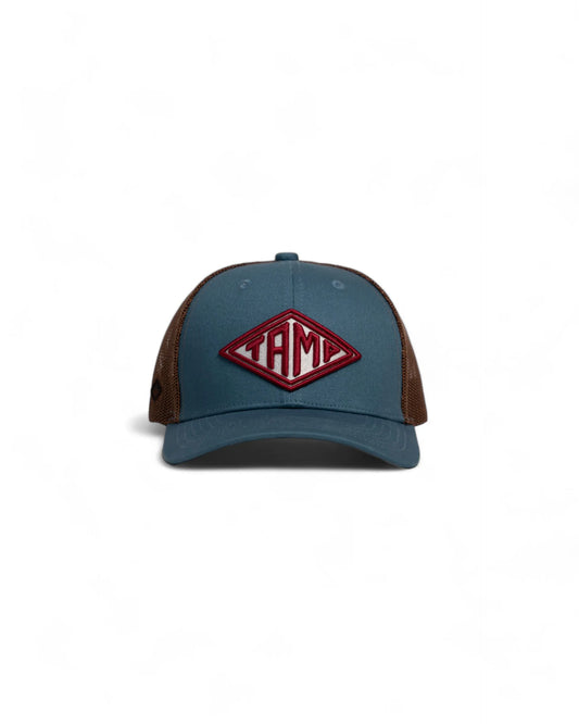 Blue Tamp Trucker Cap