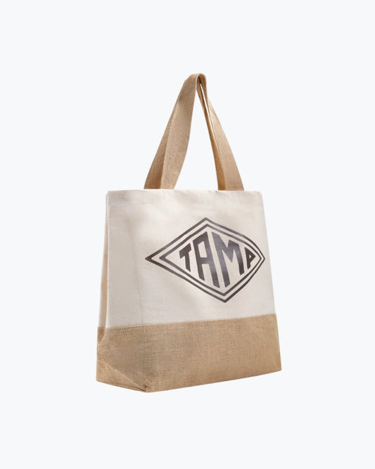 Heavy Duty Canvas and Jute Shopper
